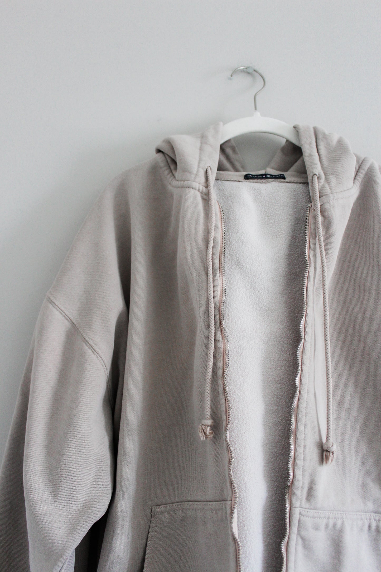 Brandy Melville Hooded Zip Up (OS)