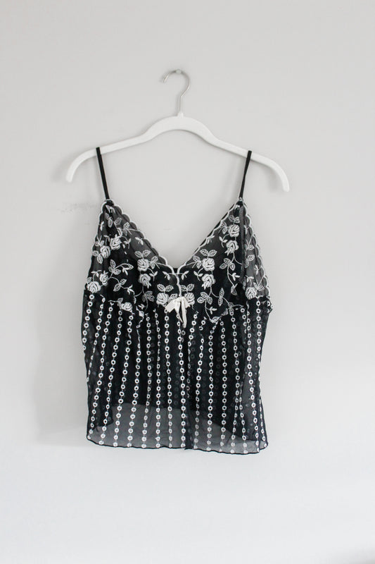 Black Slip Tank (L/XL)