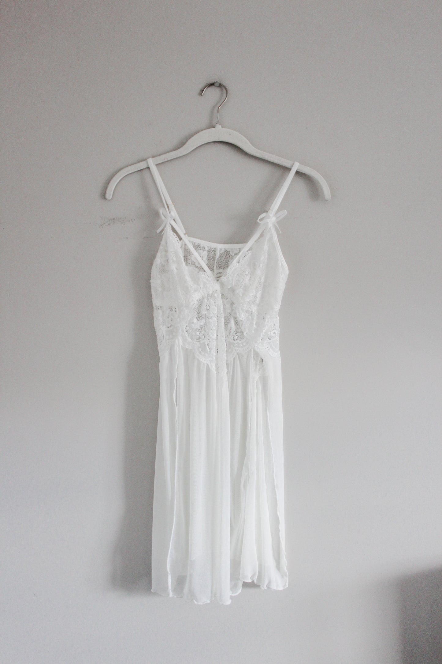 White Slip Dress (S/M)