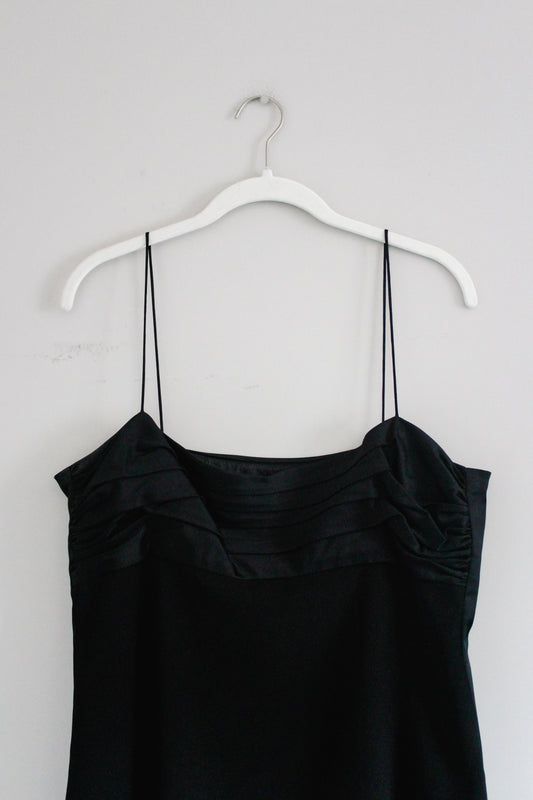 Black Formal Midi Dress (M)