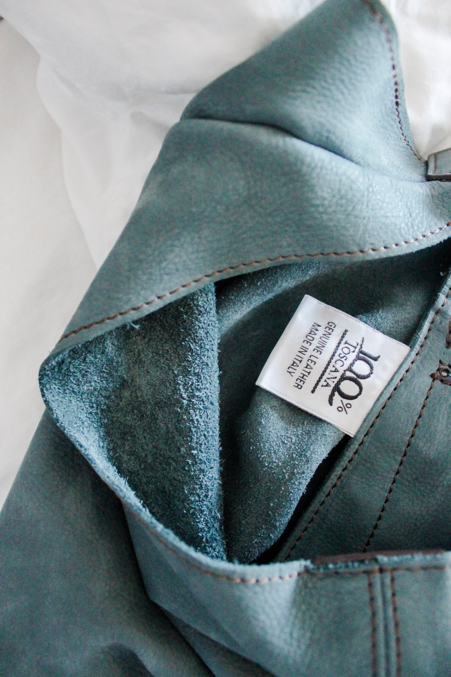 Made in Italy 100% Leather Slouch Bag