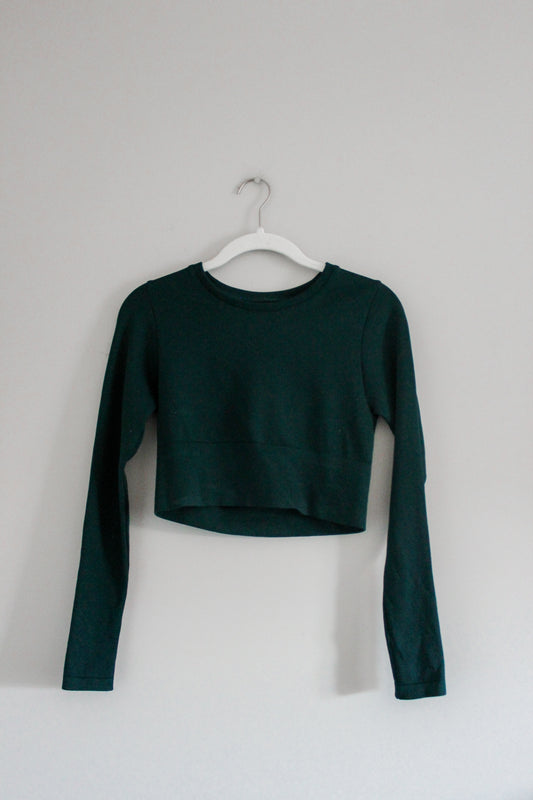 Offline by Aerie Forest Green Workout Top (S)