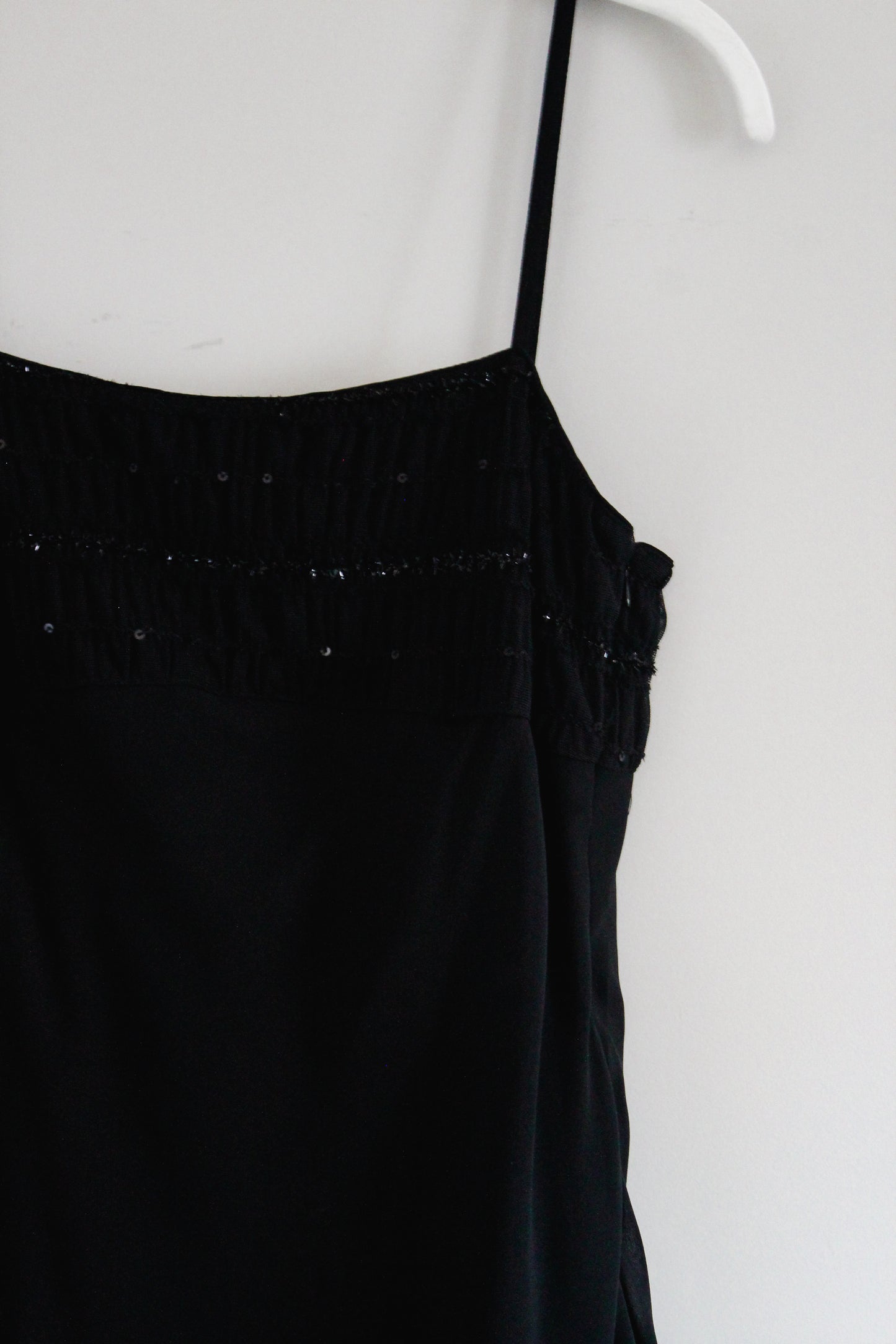 Black Ruffled Formal Dress (M)