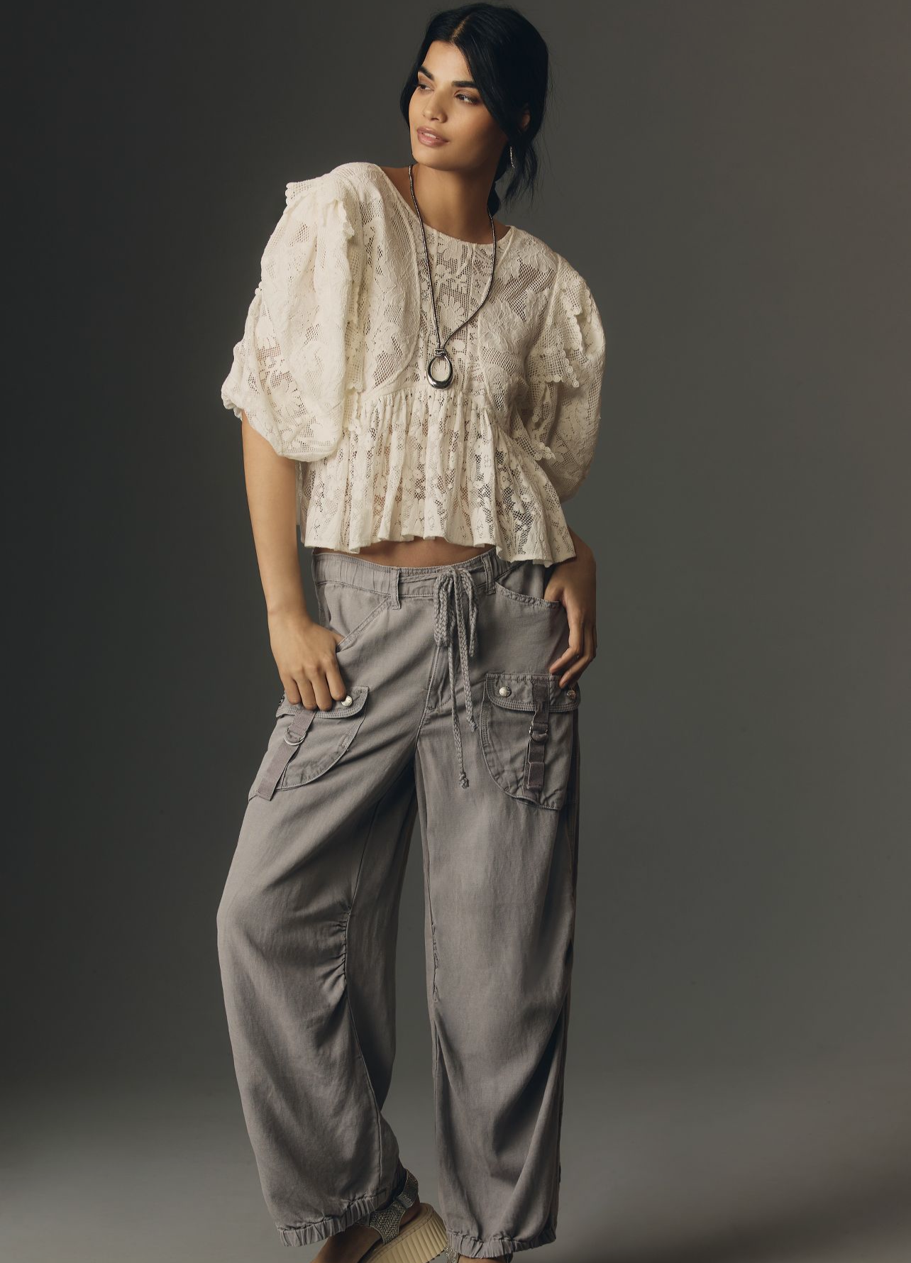 Anthropologie "Forever That Girl" Babydoll Blouse (XS)