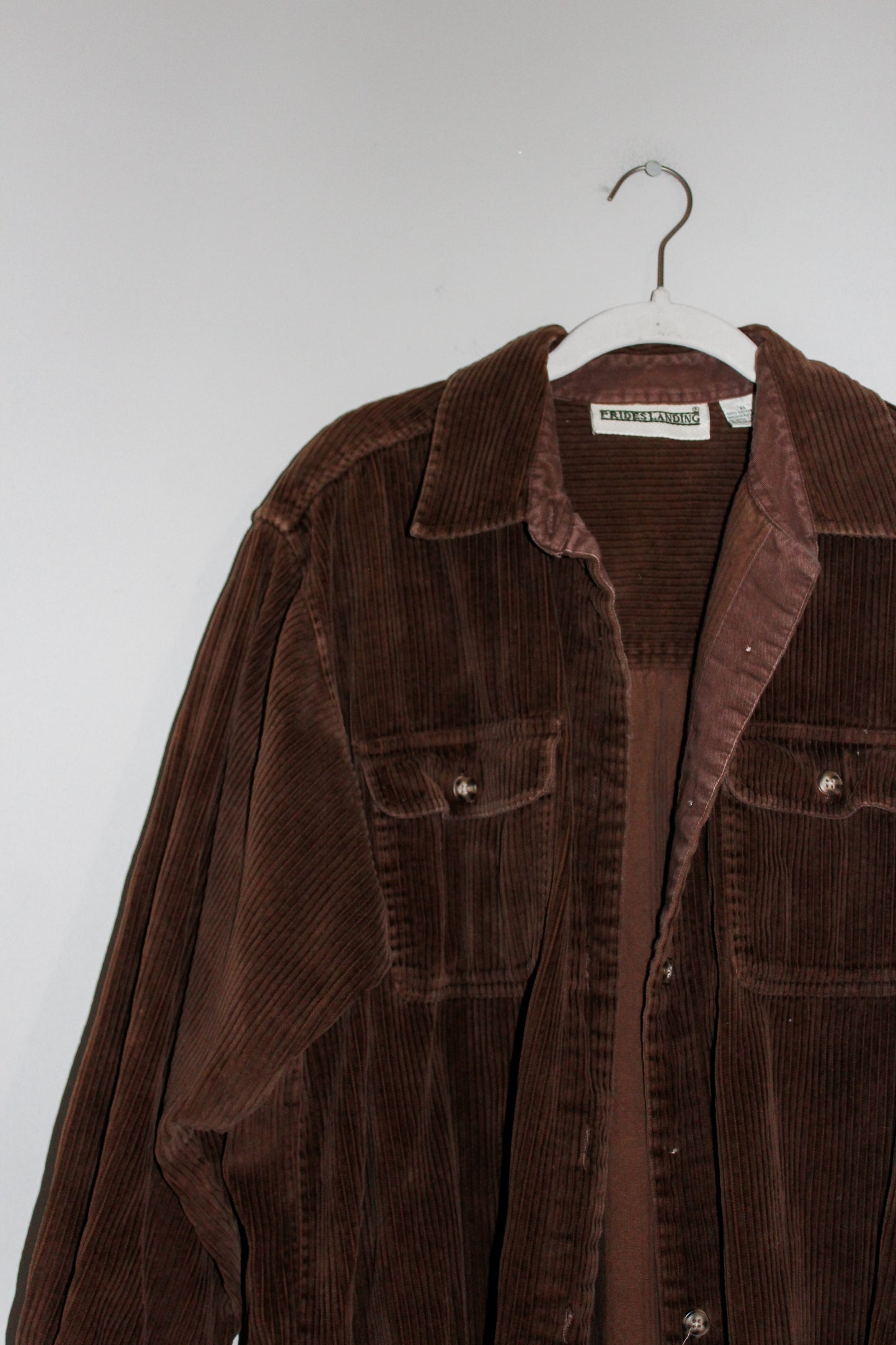 Brown Corduroy Button Up (XL)