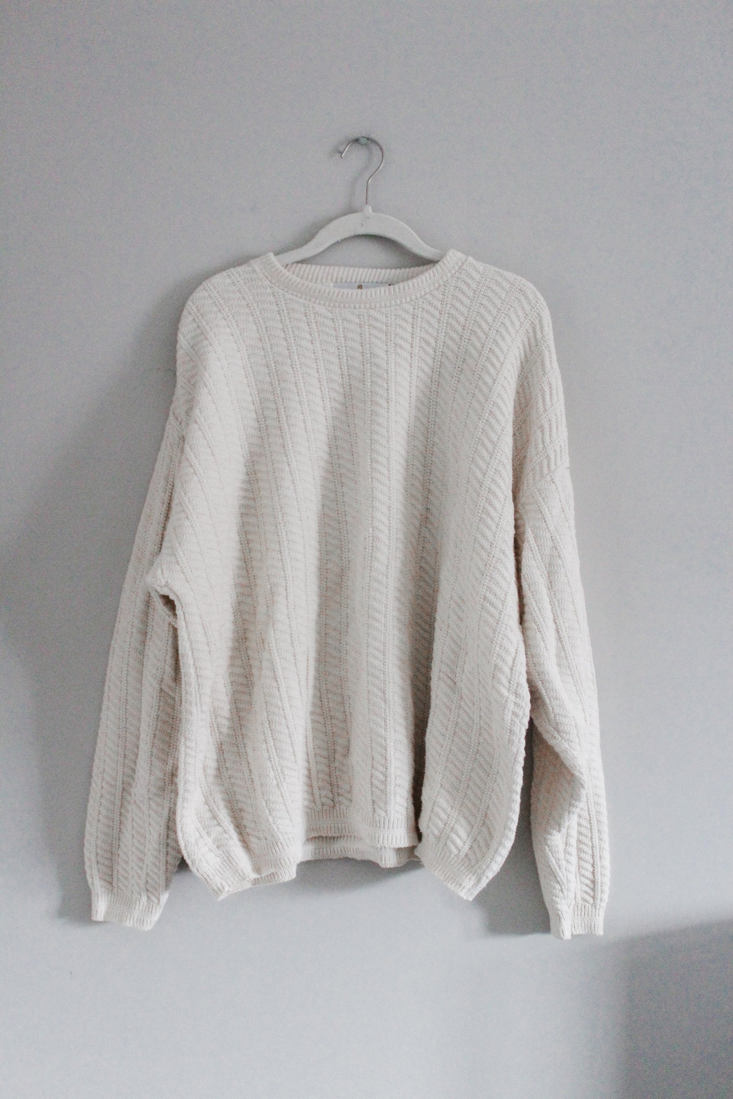 Vintage Bill Blass Cream Sweater (L)