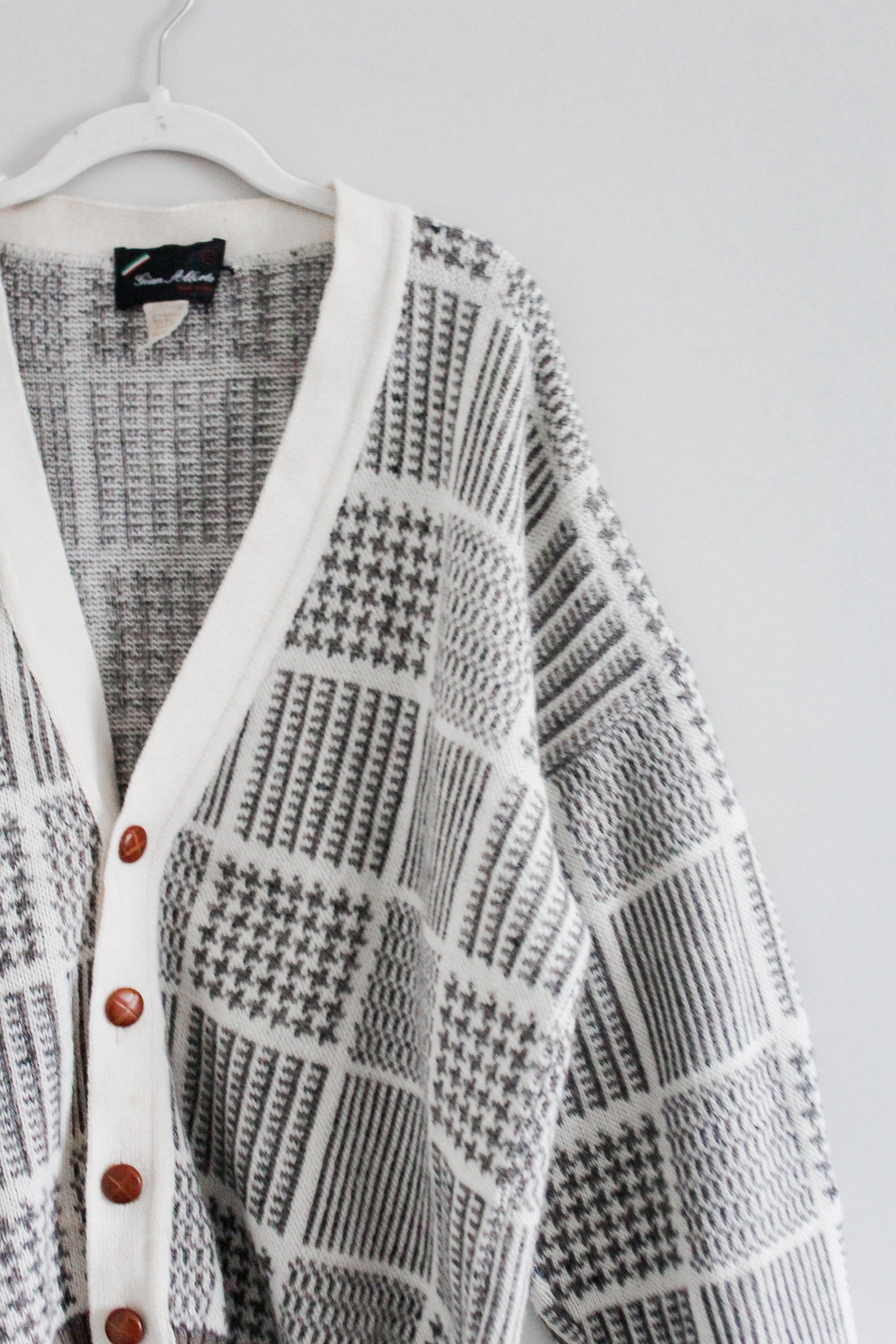 Made in Italy Funky Cardigan Sweater (L)