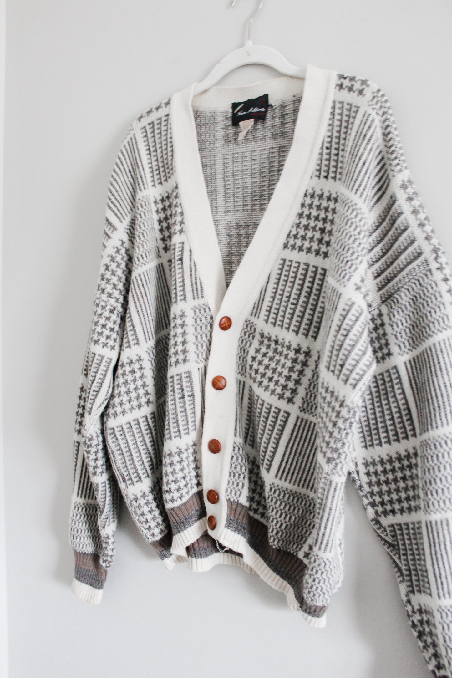 Made in Italy Funky Cardigan Sweater (L)