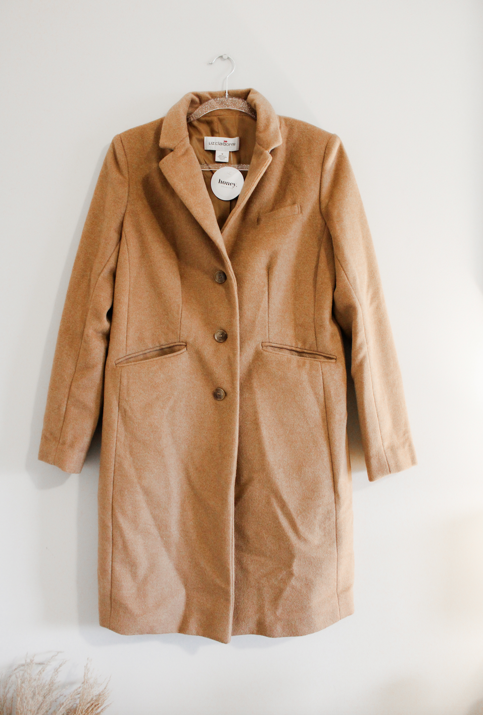 Claiborne top wool coat