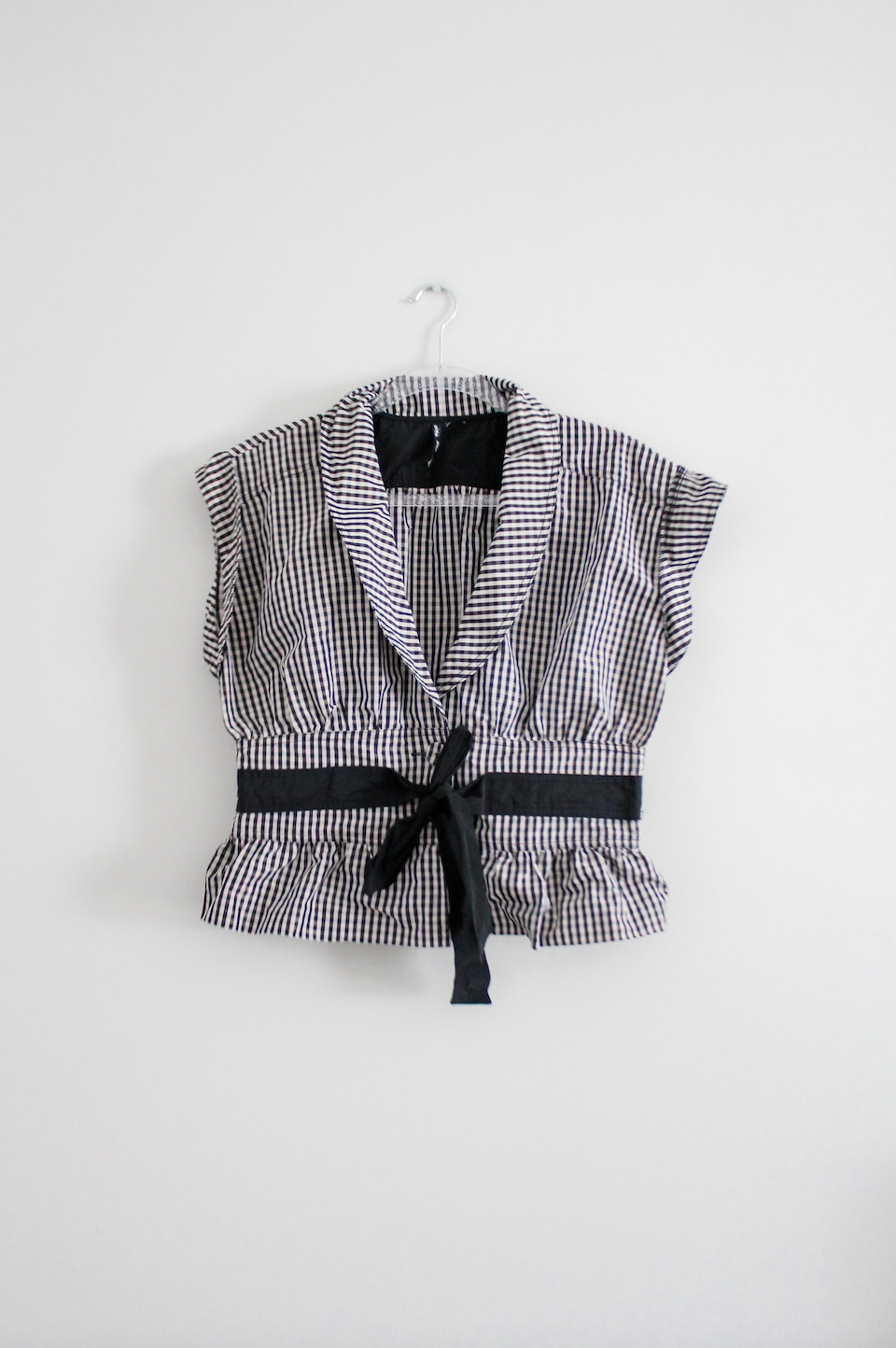 Vintage Business Plaid Top (L)