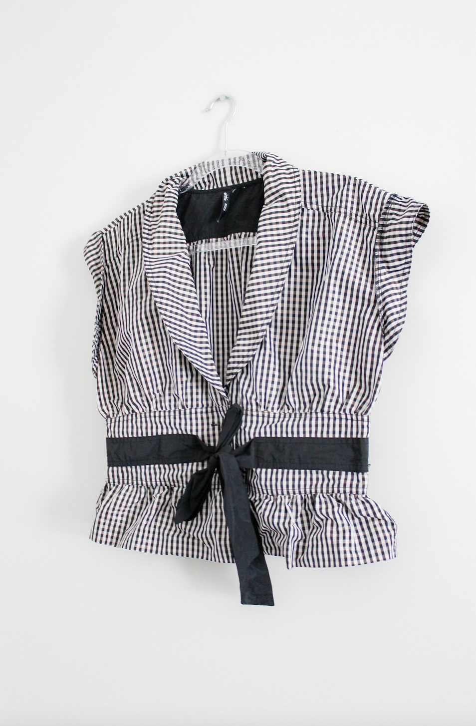 Vintage Business Plaid Top (L)