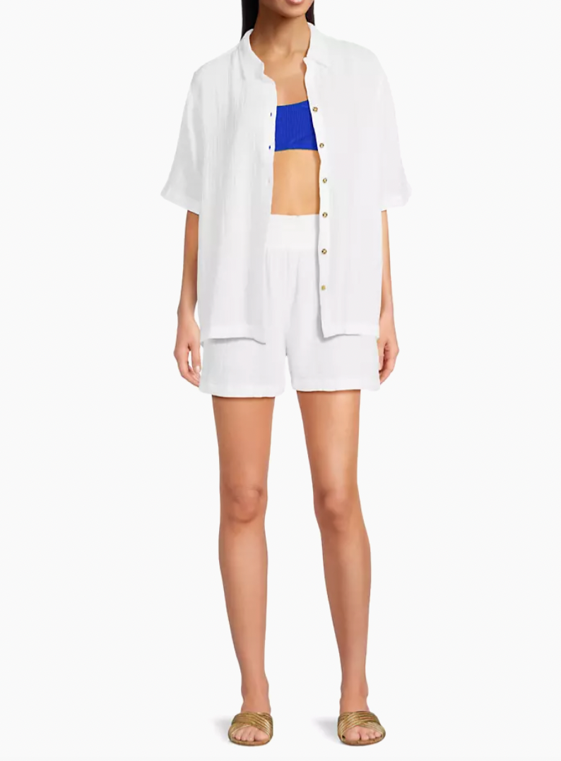 Lilly Pulitzer Portor Cover-Up Shorts (M)