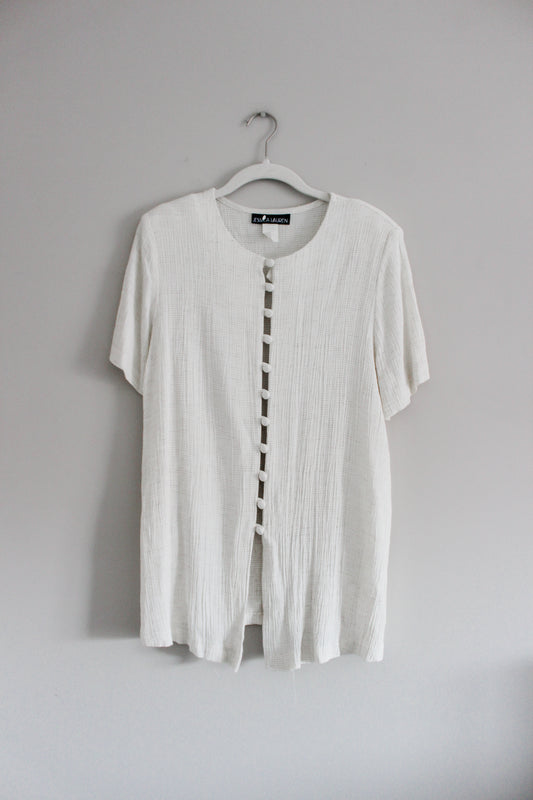 Vintage Button Top (M)