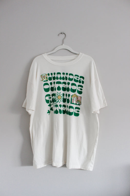 Wander Outside, Grow Inside Tee (XL)