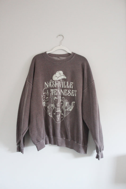 Brown Nashville Crewneck (L)