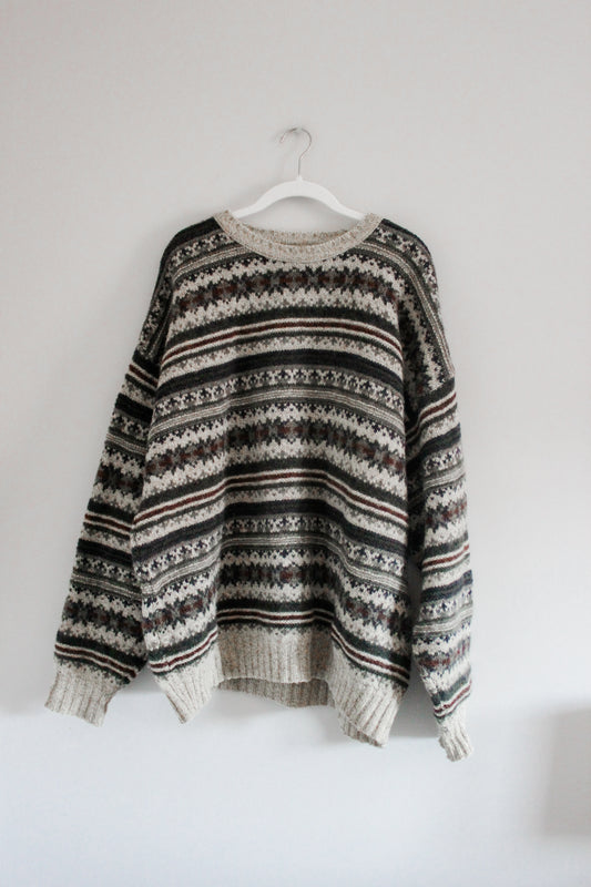 Vintage Wool Sweater (XL)