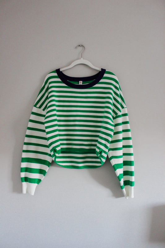 Daily Practice Striped Sweater (M)