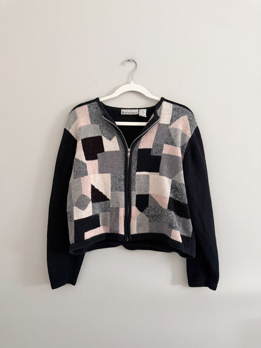 Vintage Dressbarn Zip Up Sweater (S/M)
