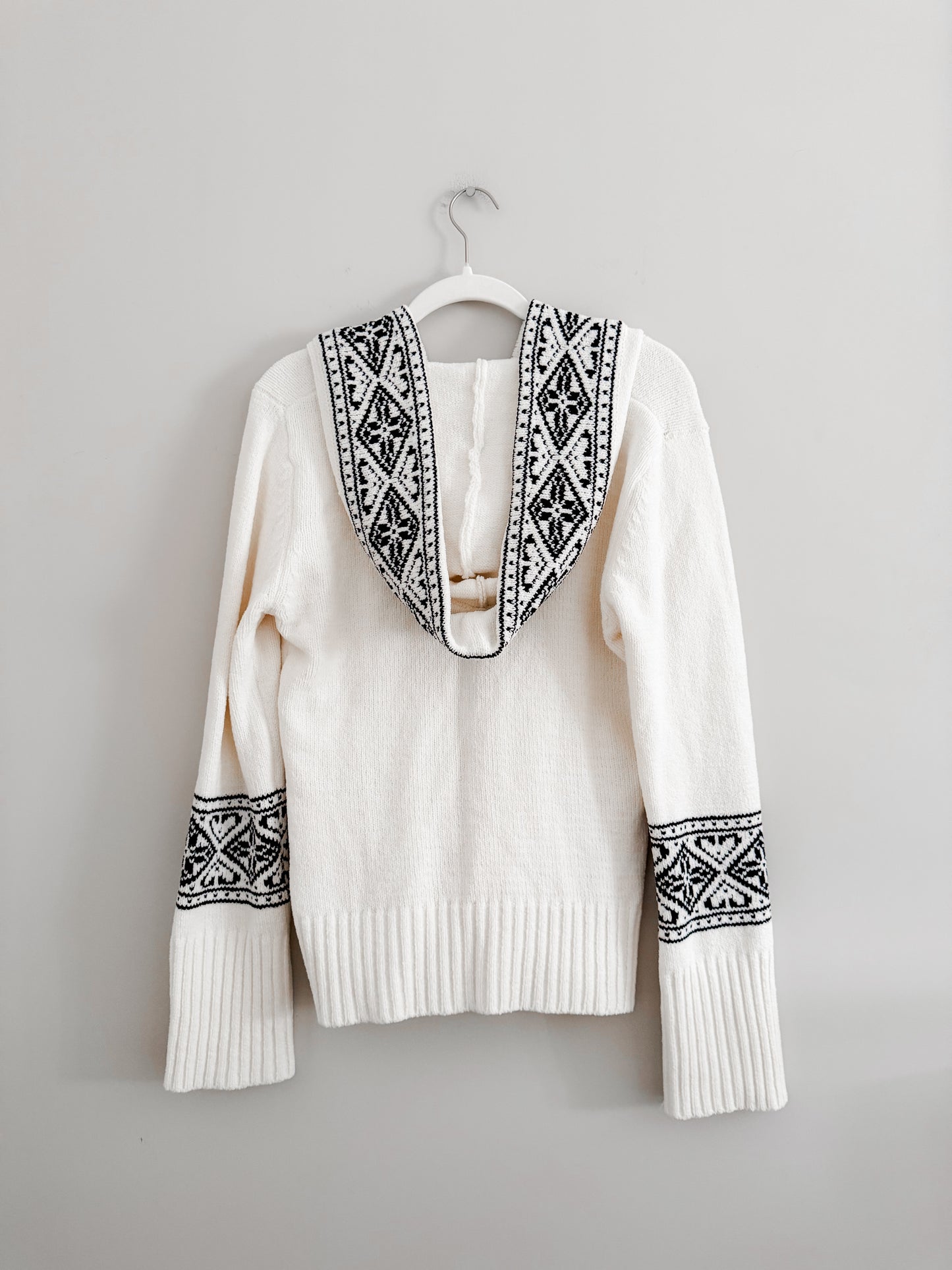 Chenille Winter Hooded Sweater (S)