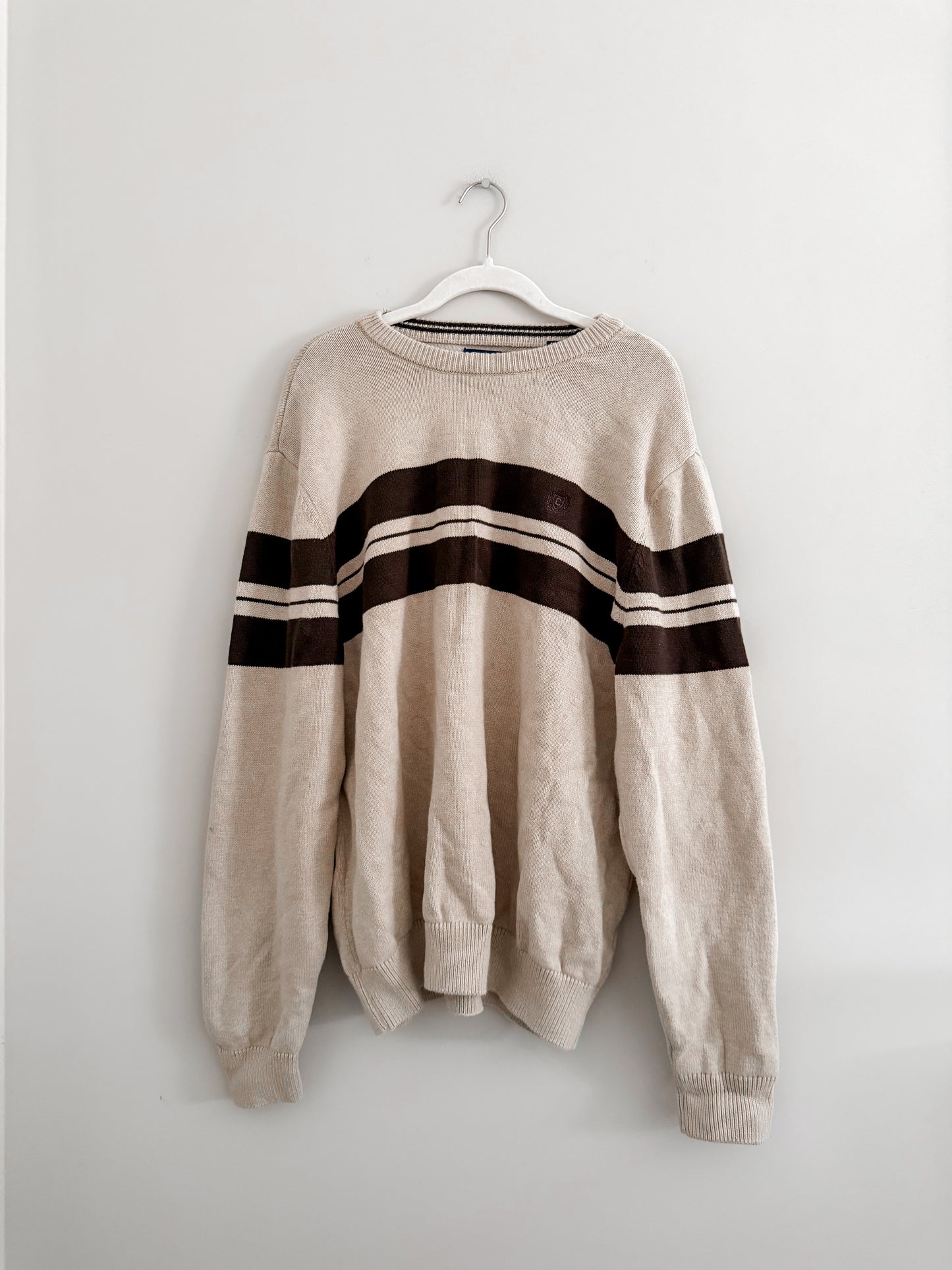 Vintage Chaps Striped Sweater (L)