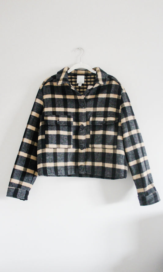 Checkered Shacket (M)