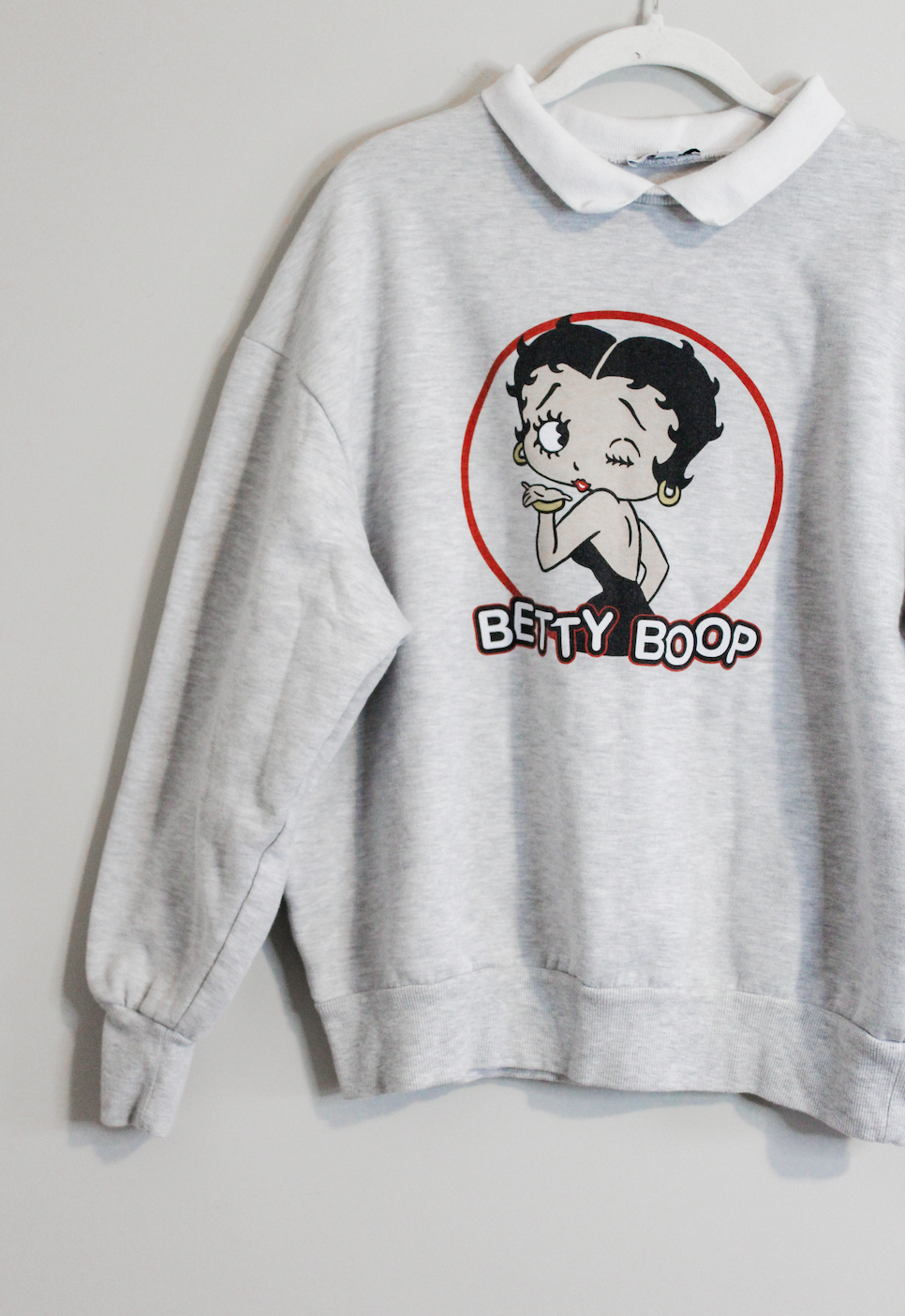 Betty Boop Crewneck with Collar (OS)