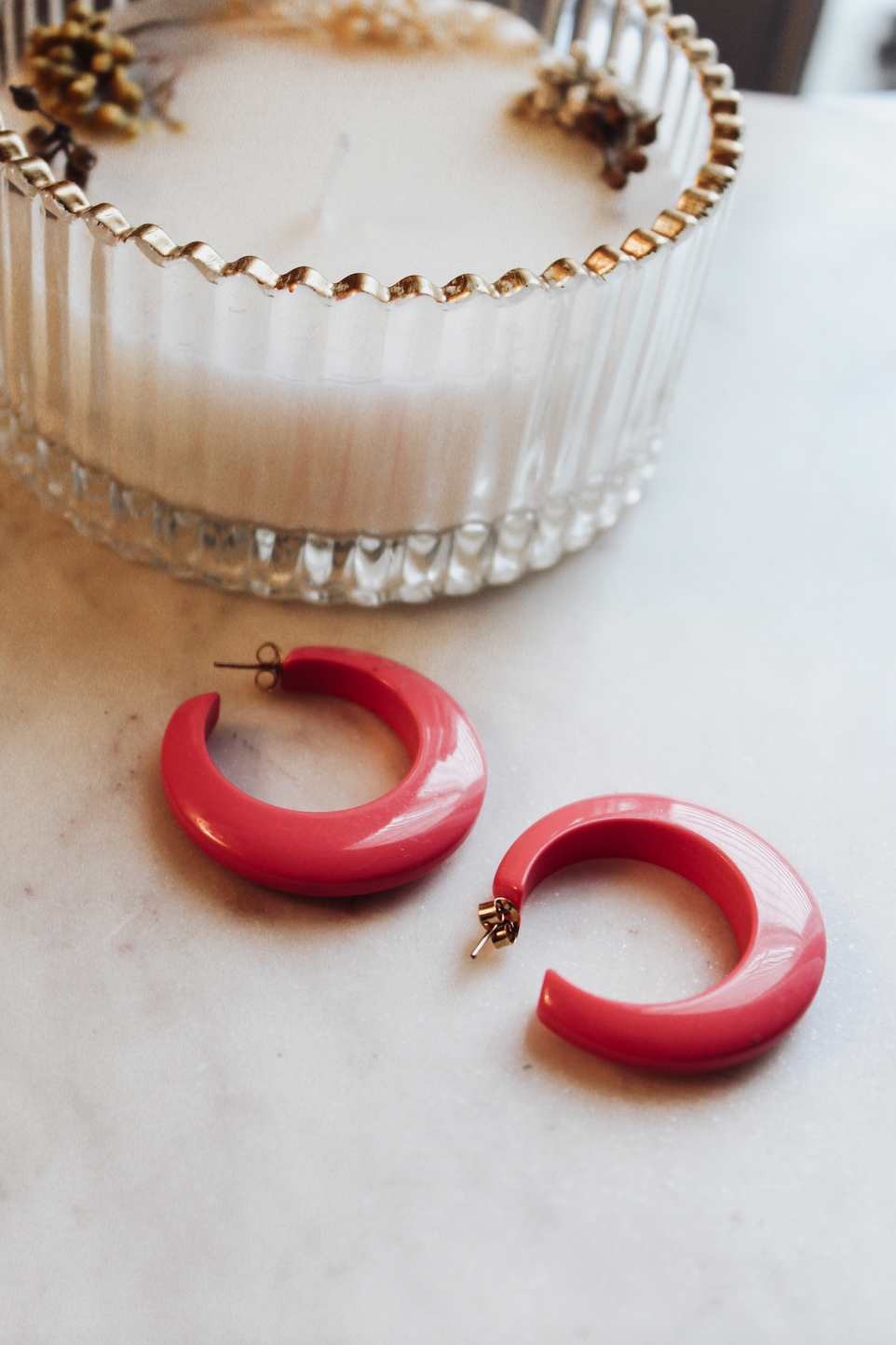 Vintage Pink Earrings