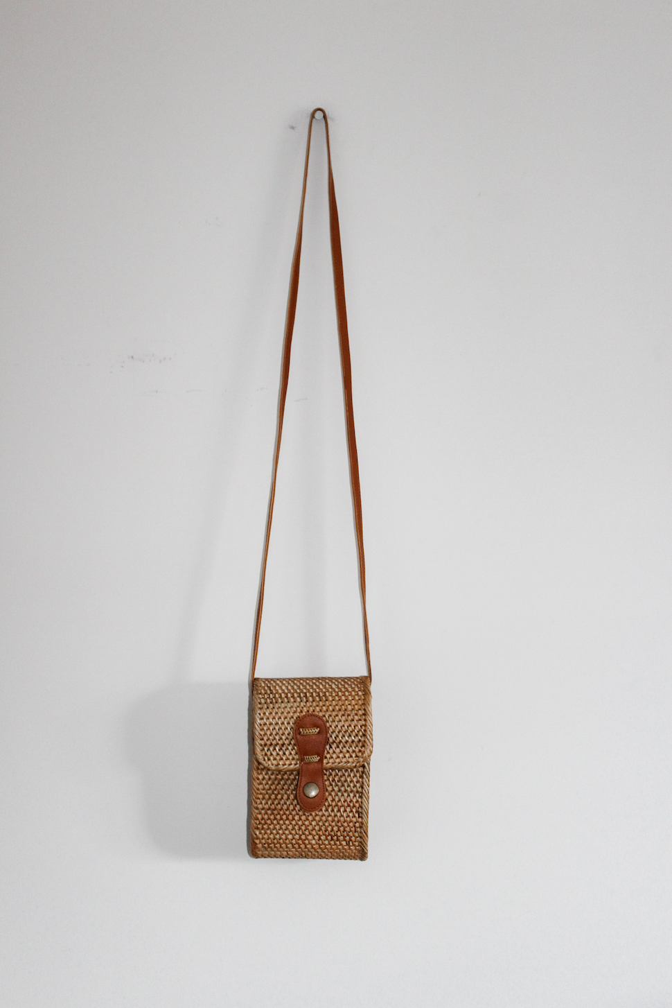 100% Rattan Phone Bag