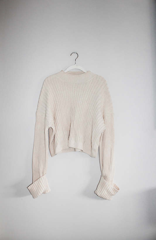 Everlane Ribbed Sweater (L)