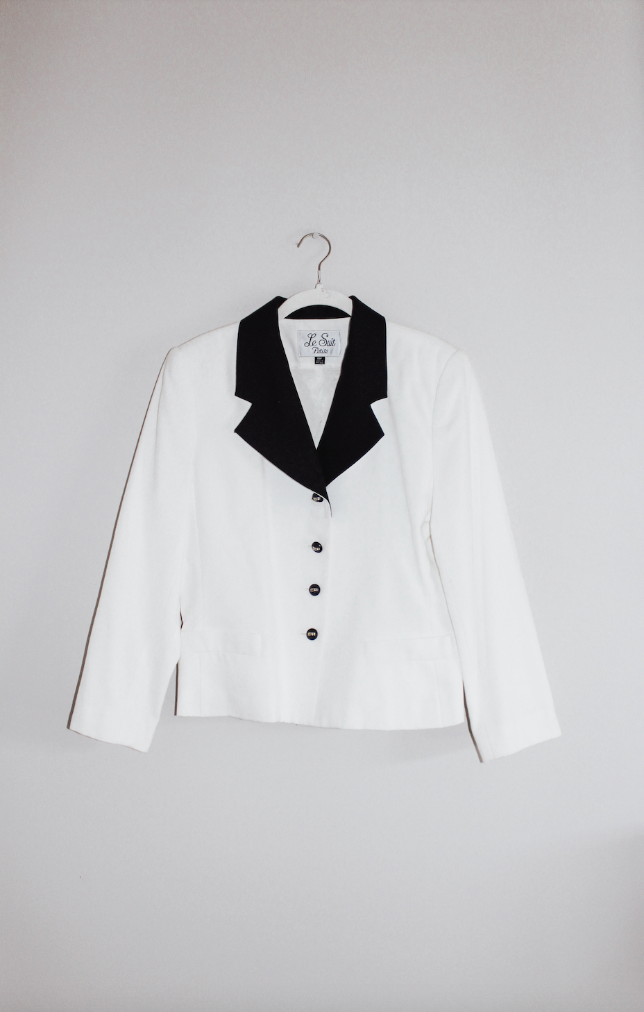 Le Suit Petite B+W Blazer (10P)