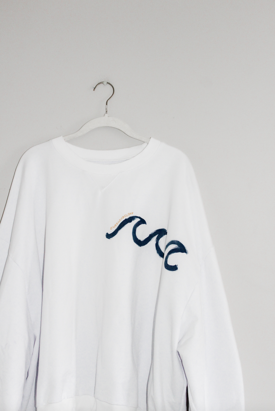 Wren+Glory "Beach Time" Painted Crewneck (OS)