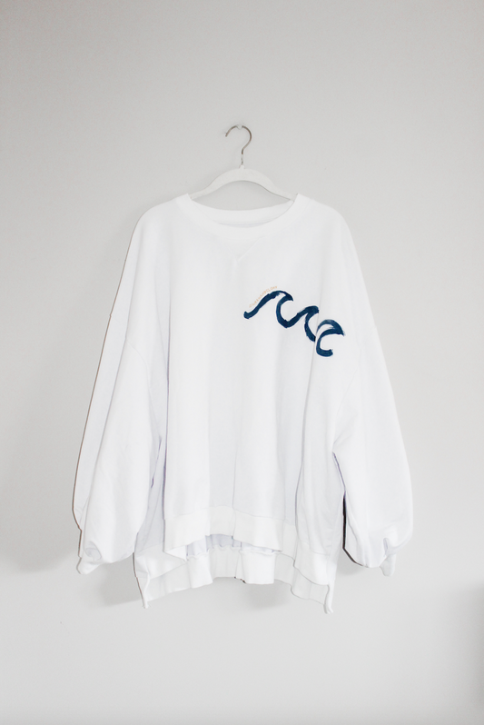 Wren+Glory "Beach Time" Painted Crewneck (OS)