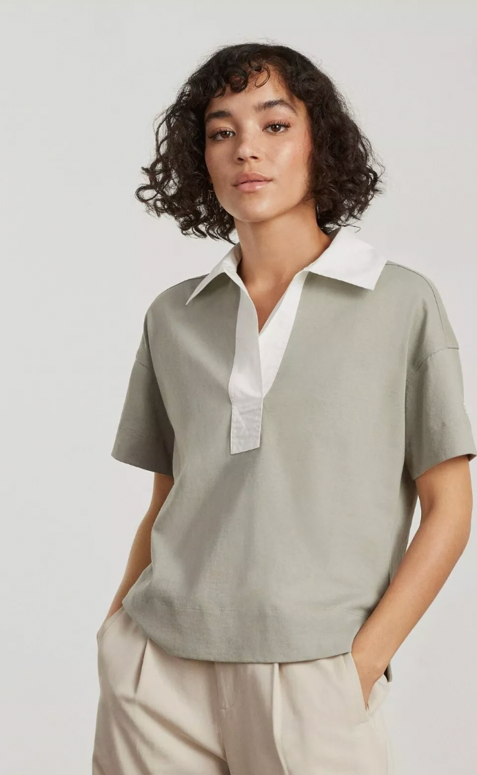 Everlane Retro Jersey Polo (S)