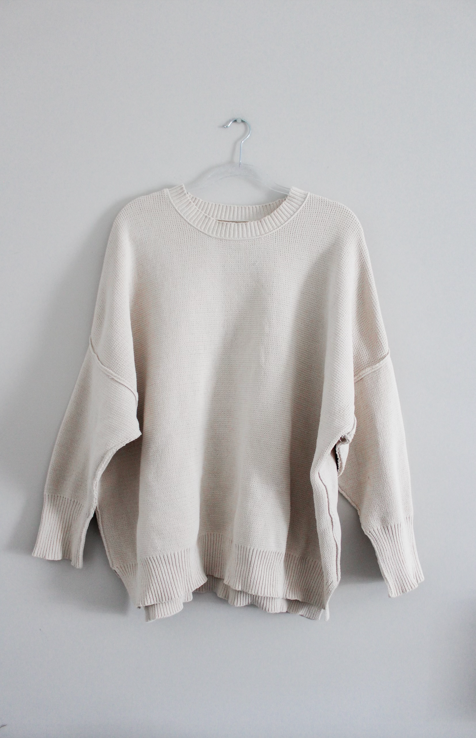 Cozy Cream Sweater (XL)