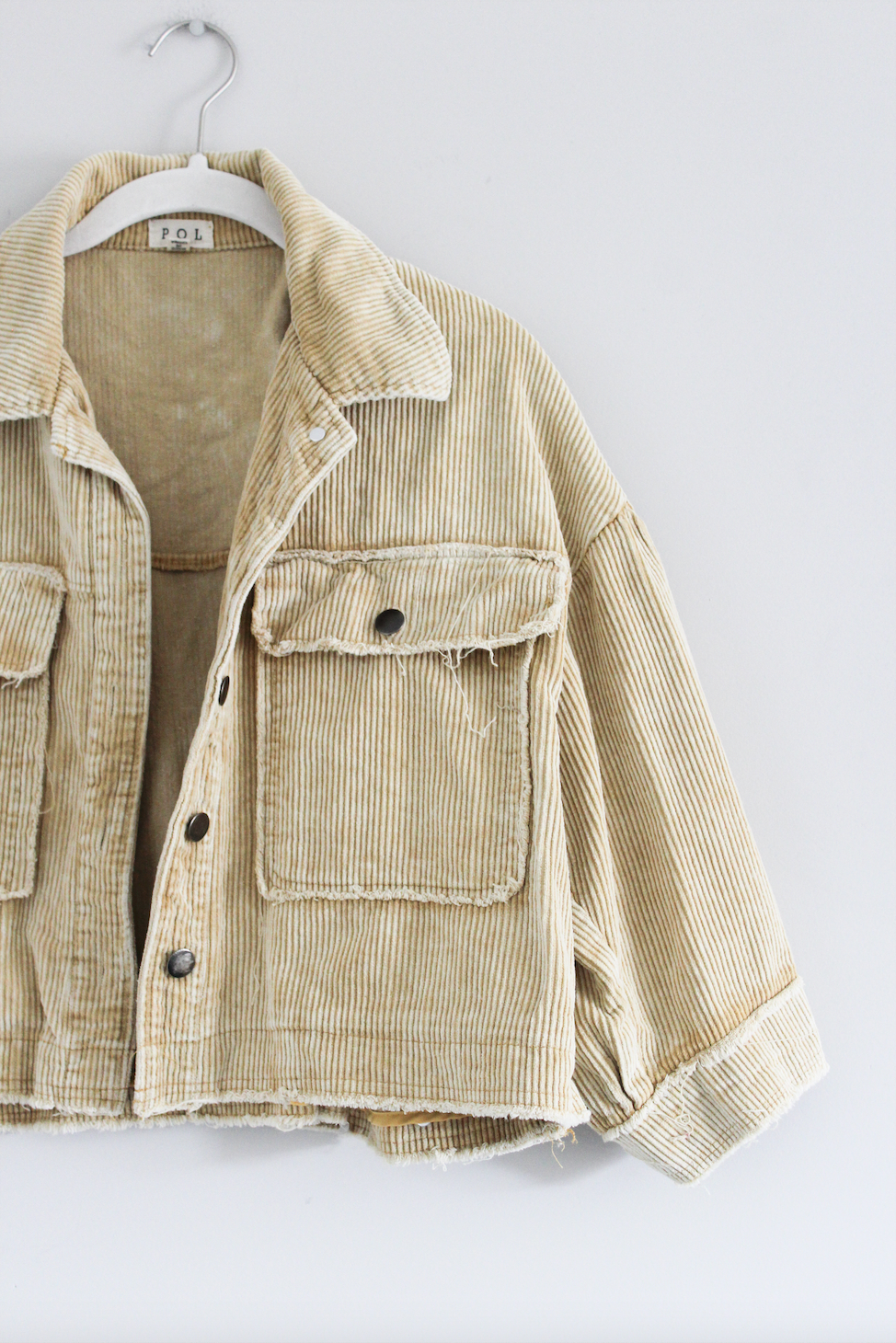 POL Corduroy Cropped Jacket (S)