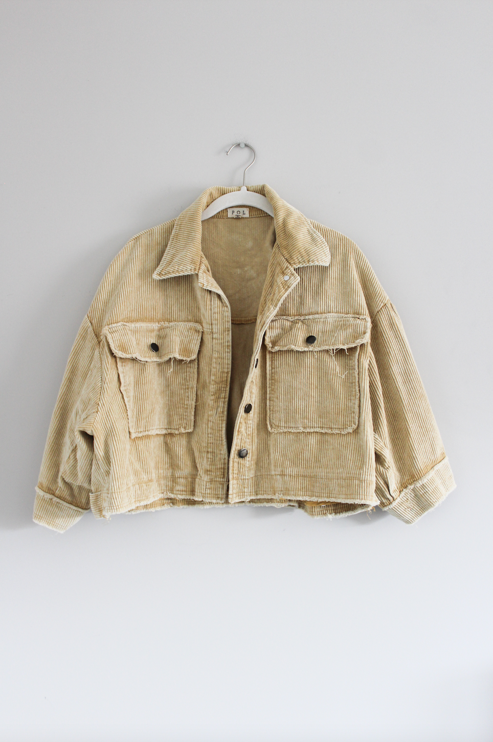 POL Corduroy Cropped Jacket (S)