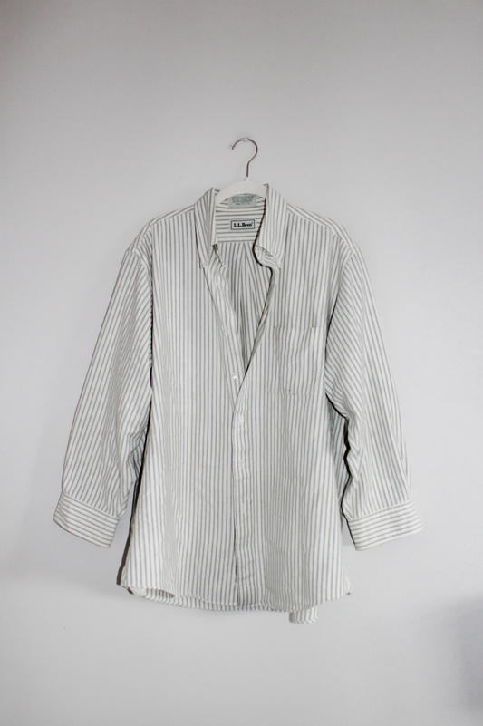 L.L. Bean Striped Button Down (Men's XL)