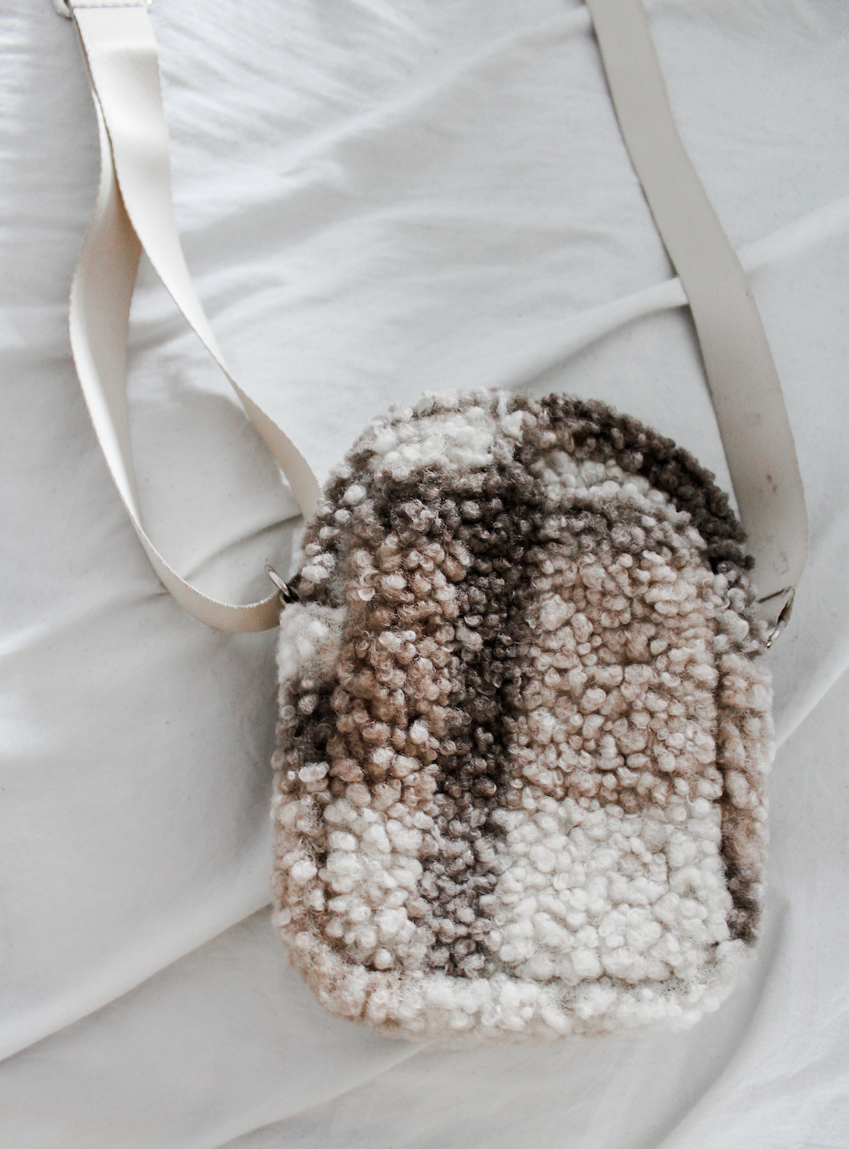 Mini Sherpa Crossbody Bag