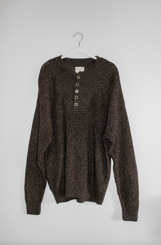 Chunky Brown Sweater (L)