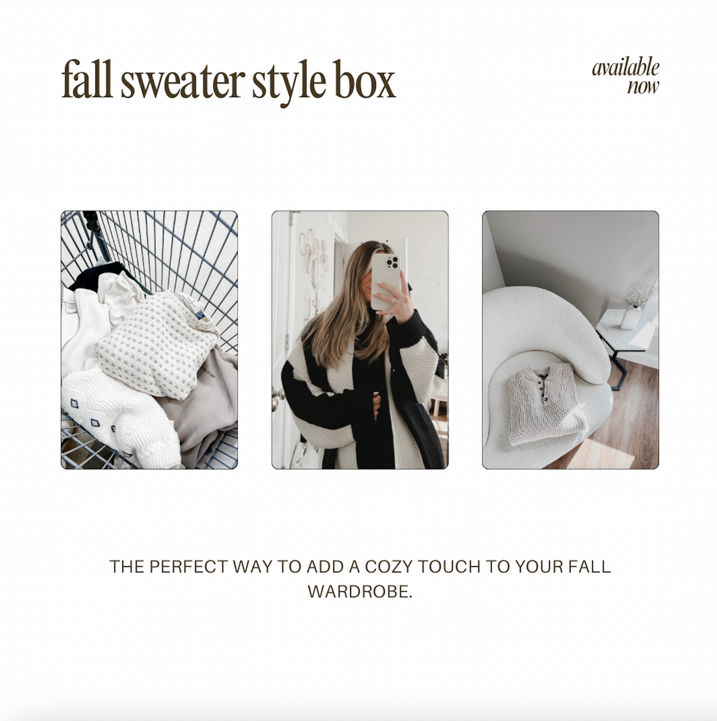 Fall Sweater Style Box