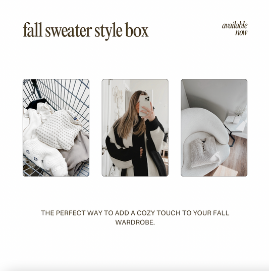 Fall Sweater Style Box