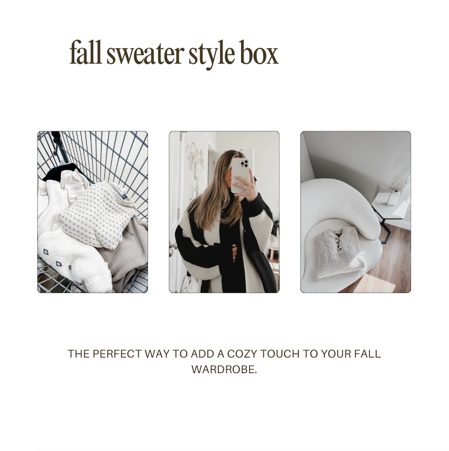 Fall Sweater Style Boxes